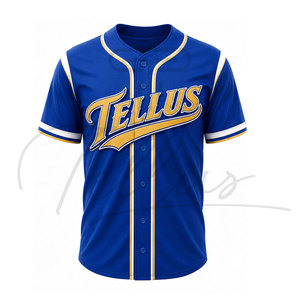 Jersey de Béisbol Personalizado de Alta Calidad al Por Mayor, Transpirable, con Diseño Personalizado - Product Image 1