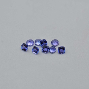 Cojín facetado de tanzanita azul real Natural de 5mm, corte al por mayor, piedras preciosas de cristal curativas, tanzanita de grado AAA del fabricante - Product Image 3