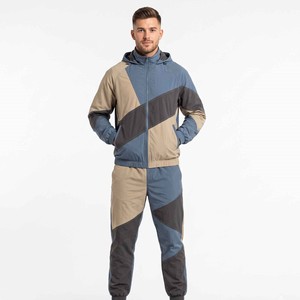 High Quality Custom Design Nylon Tracksuit Windbreaker <b>Jackets</b> and Nylon Pants Tracksuit Windbreaker Set - Product Image 5