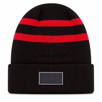 Bonnet d'hiver unisexe en acrylique tricoté à 100 % - Ajustement extensible, port confortable, surface texturée, prêt pour le cyclisme
