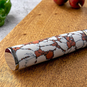 Cuchillo de Chef Profesional de Damasco de 8 Pulgadas con Logotipo Personalizado - Product Image 5