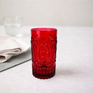 แก้วน้ำพลาสติกแบบวินเทจลายนูน ทนทาน ขนาด 19 ออนซ์ สีตามสั่ง สำหรับงานคริสต์มาส งานแต่งงาน และงานปาร์ตี้ - Product Image 1