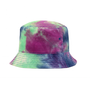 Tie-Dyed Bucket Cap Promotionnel Marque De Mode Chapeau Léger Polyester Coton Spot Cap pour Plage Camipng et Casquettes De Pêche Chapeaux - Product Image 3
