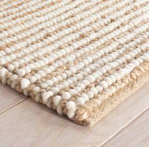 Alfombra de área grande hecha a mano de yute indio de estilo lujoso, superventas, lavable, para acampar al aire libre, respaldo de látex para ejercicio en casa de Hotel - Product Image 6