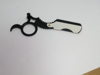 Rasoir droit professionnel Maclura à demi-lame, mini rasoir à lame unique en acier inoxydable importé pour hommes, couleur personnalisable