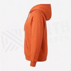 เสื้อฮู้ดดี้โอเวอร์ไซส์ผ้าฝ้ายแท้สำหรับผู้หญิง ทรงหลวม สไตล์สตรีทแวร์ น้ำหนักมาก ไหล่ตก คุณภาพดีเยี่ยม ชุดท็อปสุดฮิต - Product Image 3