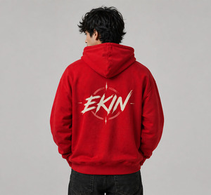 Sudadera con Capucha Estampada y Bordada con Diseño de Llama, 400GSM, Felpa de Algodón Pesado, Ecológica, Ajuste Oversize, Unisex, Primavera, Bolsillos, Estilo Urbano - Product Image 5