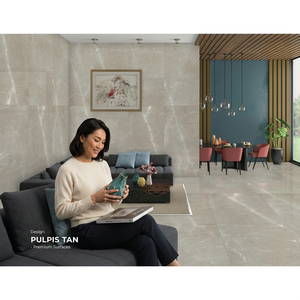 Azulejos de Porcelana Pulida Satinada Esmaltada Pulpis Tan 800x1600mm para Piso y Pared, Ideales para Baños y Uso en Exteriores, Venta al Por Mayor - Product Image 6