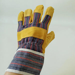 Guantes de Trabajo de Cuero Vacuno para Hombre, Gruesos, de Invierno, para Construcción Industrial, Conducción, Soldadura TIG - Product Image 5