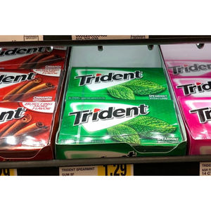 Chewing-gum Tridentt à la menthe verte de qualité supérieure - Pack de 18 bâtonnets à prix avantageux - Product Image 1