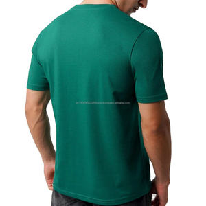 Custom design High Quality <b>V</b>- <b>Neck</b> Plus Size <b>T</b>-<b>Shirt</b> regular clothing length 100% Cotton Blank <b>T</b>-<b>Shirt</b> for <b>Men</b> OEM services - Product Image 5