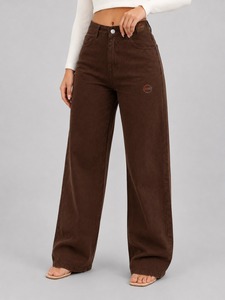 Women Cropped <b>Denim</b> Pants High Waist Ankle Length Casual <b>Stretch</b> Jeans Modern Fashion Trousers for Daily and Outdoor Wear - Product Image 1