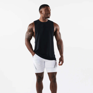 Custom Men Zipper Tank Top Plus Size Quick Dry Breathable Sleeveless Gym Fitness Vest High Quality OEM Bulk - Product Image 2