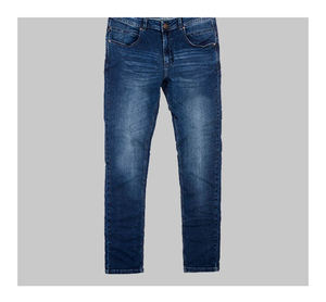 Jeans en denim pour hommes en gros avec étiquette personnalisée et étiquettes volantes |   Vêtements d'hiver décontractés vintage à coupe régulière et lavables - Product Image 3
