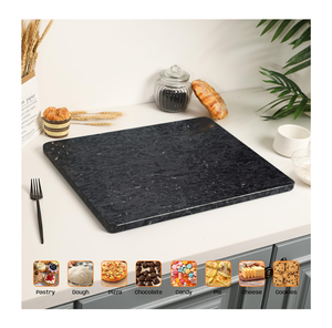 Tabla de Cortar de Mármol Natural, Cuadrada, de 1.5 cm de Grosor, Apta para Lavavajillas, Ecológica, para Cocina, Entrega Rápida - Product Image 1
