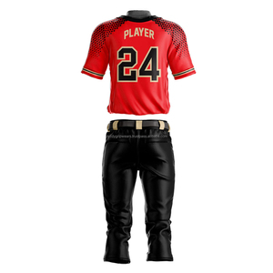Uniforme de Béisbol Personalizado para Hombre, Conjunto Deportivo, Jersey y Pantalones Transpirables con Logotipo Frontal, 4 Estaciones, Superventas - Product Image 3
