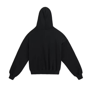 <b>Men's</b> Long Lined Washed Hoodie 100% Cotton French Baggy Streetwear Solid Color OEM/ODM Custom Clothing manufacturers - Product Image 6