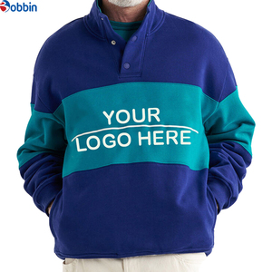 Sudadera con Capucha de Bloques de Color Ecológica para Hombre y Mujer, Servicio OEM, Mezcla de Algodón Premium, Invierno, Talla Grande, Transpirable, con Cierre de Broches - Product Image 2