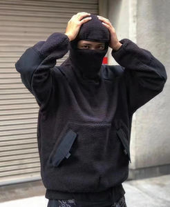 Trouvez des sweats à capuche similaires en coton molletonné, surdimensionnés, unis, de haute qualité, pour hommes et femmes. - Product Image 2