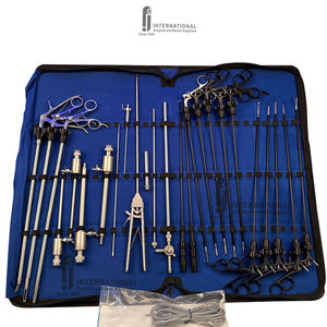 Juego de Cirugía Laparoscópica Eléctrico de 28 Piezas, Acero Inoxidable Reutilizable, Aprobado por CE e ISO, Pinzas para Cirugía Abdominal, Venta al Por Mayor de Fábrica - Product Image 1