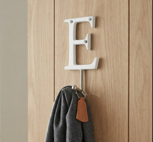 Premium E Alphabet Design Wall <b>Hook</b> With Modern Style Perfect For Bathroom Clothes And Towel Storage - Product Image 4
