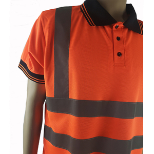 T-shirt de sécurité réfléchissant haute visibilité en gros, T-shirts réfléchissants personnalisables, Polo de sécurité - Product Image 6