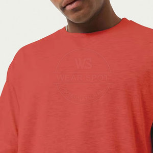 T-shirt oversize confortable en tissu streetwear, coupe ample, 100% coton, logo personnalisé imprimé, pour homme, par Wearspot International - Product Image 5