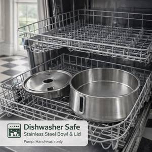 Fuente de Agua para Mascotas de Acero Inoxidable de 4L, Grifo en Forma de Lágrima, Ventana Visible para Ver el Agua, Bomba Ultrasilenciosa, para Gatos Pequeños, Venta al Por Mayor - Product Image 5