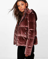 Chaqueta Acolchada de Invierno 2026 para Mujer, Talla Grande, de Satén Transpirable, con Relleno de Nailon, Manga Larga, con Capucha, de Poliéster Grueso y Cálido, Muestra Gratis