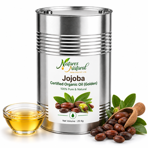 Huile de graines de jojoba biologique dorée Simmondsia Chinensis 100% pure pressée à froid Ingrédient cosmétique Produits de beauté Soins capillaires - Product Image 4