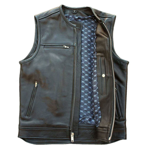Gilet en cuir pour homme, best-seller, haute qualité, prix bas, nouveau design, respirant, prix abordable - Product Image 5