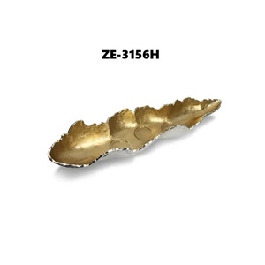 Plateau décoratif de table basse haut de gamme pour la décoration intérieure résidentielle moderne, idéal pour les chaînes de distribution, grand format, luxueux et sécurisé, plaqué. - Product Image 1