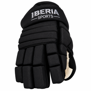 Guantes de Hockey sobre Hielo Negros Personalizados IBERIA Premium con Acolchado Protector, Guantes para Jugadores de Hockey, Venta al Por Mayor OEM - Product Image 2