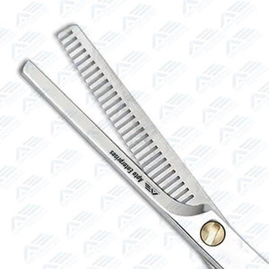 Tijeras de Entresacar de Acero Inoxidable para Peluquería, Tijeras de Entresacar con Dientes para Texturizar y Recortar el Cabello - Product Image 3