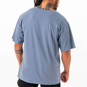 T-shirt de sport personnalisé pour homme 100 % coton écologique coupe classique manches courtes respirant léger prix de gros promotionnel - Product Image 3