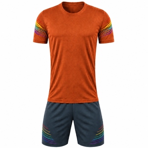 Uniforme de Fútbol Personalizado de Manga Corta, Transpirable, Impermeable, Antibacterial, de Secado Rápido, 100% Poliéster, con Logotipo Privado - Product Image 5