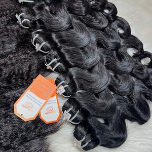 Paquete de Cabello Humano Ondulado Natural Vietnamita Super Double Drawn con Cierre Frontal - Lista de Precios al por Mayor - Product Image 2