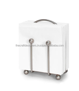 Porte-serviettes nickelé bonne qualité porte-serviettes en tissu pour hôtels et restaurants accessoires de table prix bon marché - Product Image 1