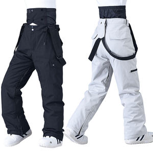 Pantalones de Esquí y Snowboard para Hombre, Impermeables, Aislantes, con Tirantes Ajustables, Bolsillos Tipo Cargo, para Deportes de Invierno al Aire Libre - Product Image 4