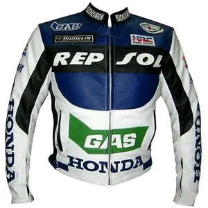 เสื้อแจ็คเก็ตสำหรับขี่มอเตอร์ไซค์ Zonda สำหรับผู้ชาย/เสื้อแจ็คเก็ตหนังวัวแท้ พร้อมแผ่นป้องกันระดับ CE 2 พร้อม Hump - Product Image 1