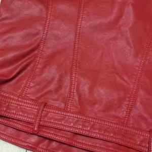 Nouveau Gilet Femme Élégant en Cuir Véritable Style Gothique avec Franges, Broderie en Toile et Pompons, Vêtement d'extérieur Chaud d'Hiver, Col Montant Vintage - Product Image 5