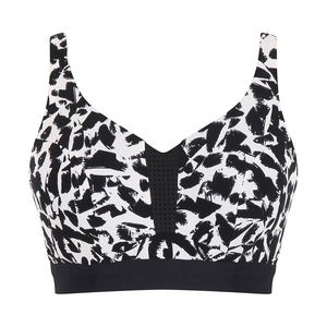 Sujetador deportivo Longline para mujer, estilo crop top, de alta sujeción, sin costuras, espalda cruzada, transpirable, de secado rápido, compresión, para gimnasio - Product Image 4