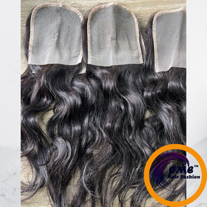ผมต่อจากผมมนุษย์เส้นบางใสไม่ผ่านกระบวนการผมธรรมชาติอินเดียบริสุทธิ์ HD สำหรับปิด - Product Image 3
