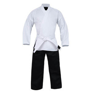 Breathable Cotton Blend Karate Gi Wholesale Martial Arts Uniform with OEM ODM Services - Product Image 1