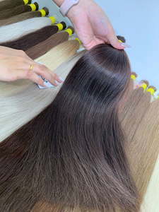 Extensions de cheveux en vrac, super double drawn, cheveux vierges, couleur noire, 100% cheveux vietnamiens, livraison mondiale, prix de gros - Product Image 2