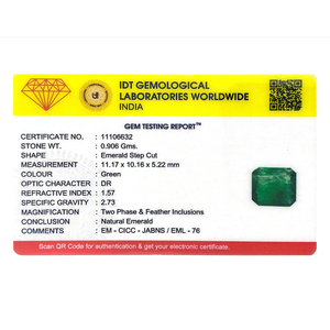 Natural Zambian Emerald 4.53 Carat Loose Gemstone Emerald Cut for Fine Jewelry - Product Image 4