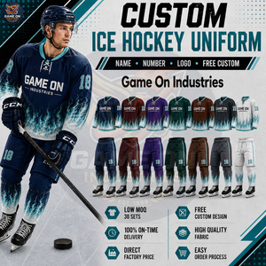 Flame Graphic Printed Customized Made Sublimated Personalized Low MOQ Lightweight Private Lable Trendy Ice Hockey Uniform - Product Image 6
