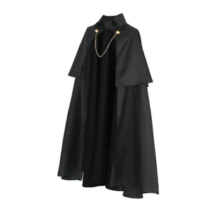 Men's Hooded Medieval Cloak Victorian Steampunk <b>Gothic</b> Cape Costume Cosplay Halloween Carnival Stage Fancy Outfits - Product Image 2