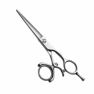 Professional Stainless Steel Hair Cutting Scissors Blunt-Sharp Blade Tip 30 Teeth Right-Handed Ergonomic Barber <b>Shears</b> for Salon - Product Image 5