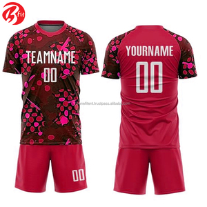 เสื้อฟุตบอลคอกลมคุณภาพสูง ดีไซน์ใหม่ แห้งเร็ว กันน้ำ ระบายอากาศได้ดี น้ำหนักเบา ผลิตจากโพลีเอสเตอร์ สำหรับผู้ใหญ่ สีสันปรับแต่งได้ - Product Image 5
